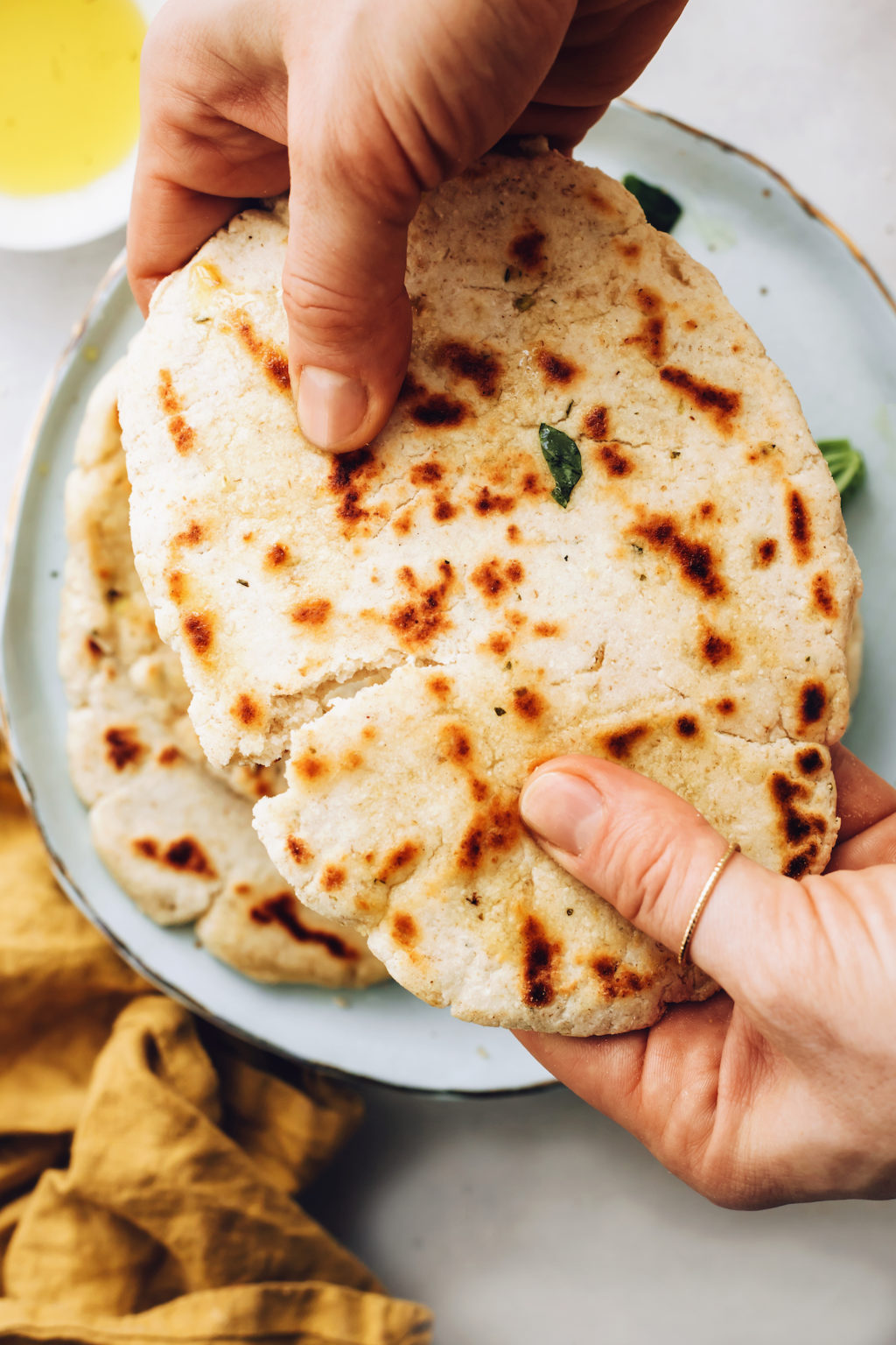 Gluten Free Flatbread 1 Bowl 20 Minutes Minimalist Baker Recipes