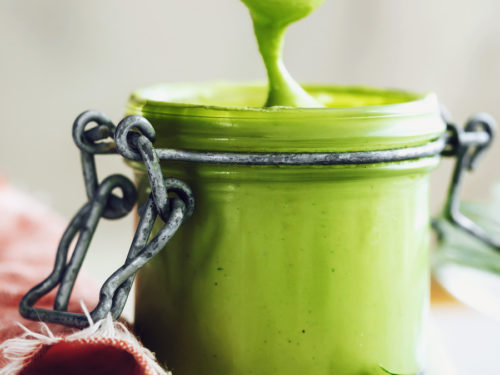 Easy Green Goddess Dressing Plant Based