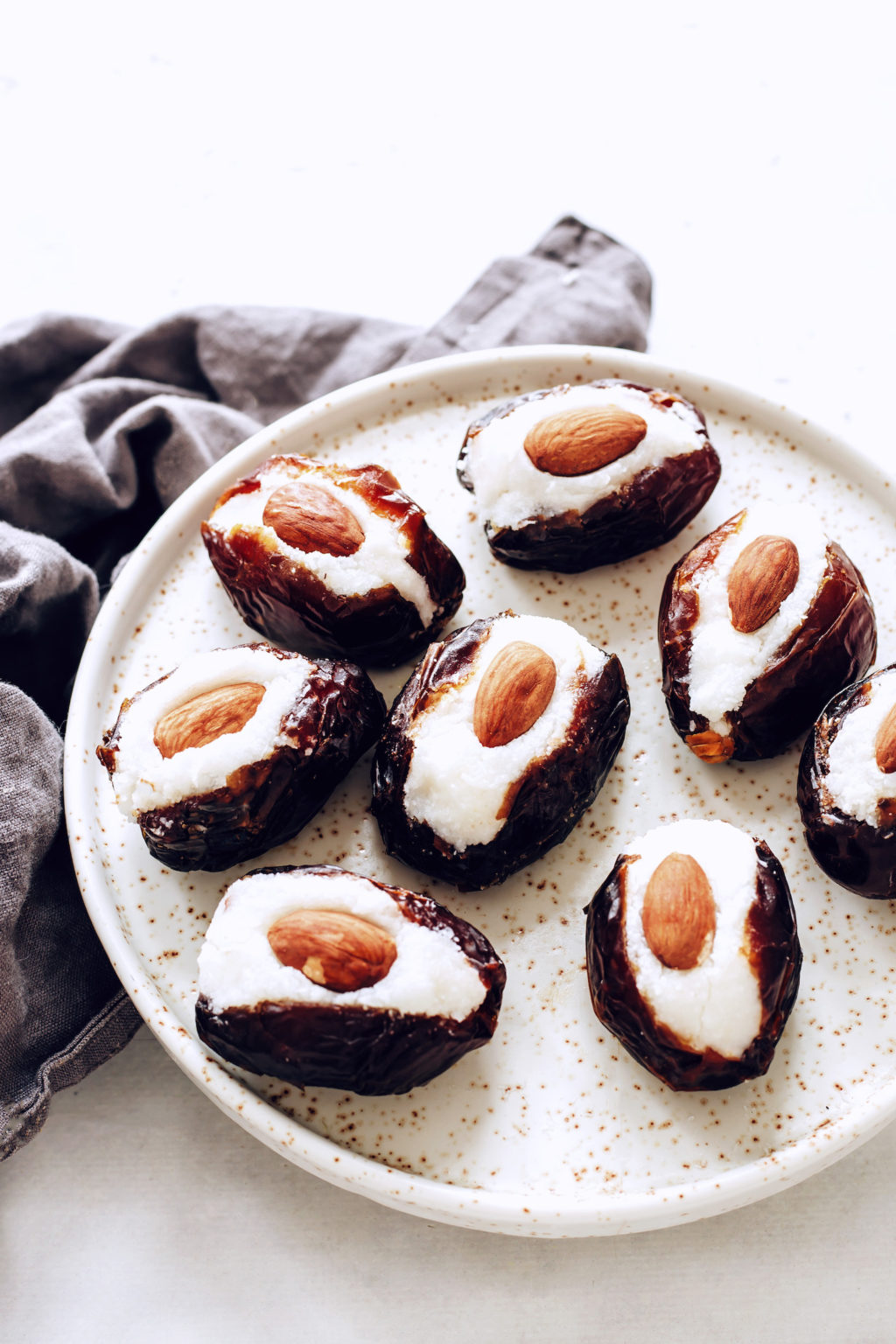 Almond Joy Stuffed Dates - Minimalist Baker Recipes