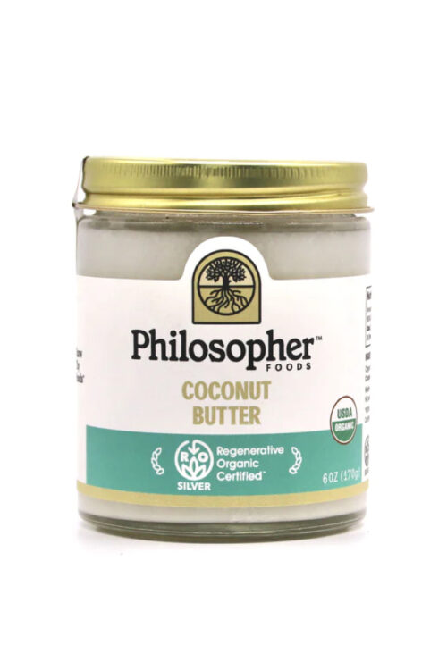 Jar of our favorite coconut butter