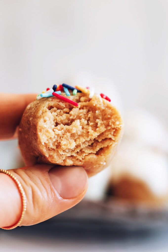 No-Bake Sugar Cookie Bites - Minimalist Baker Recipes