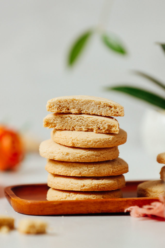 Vegan Gluten-Free Shortbread Cookies (1 Bowl)