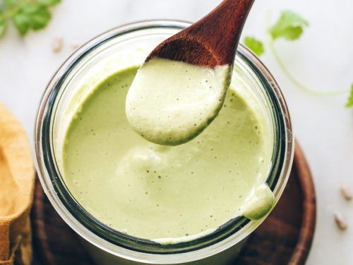 Easy Green Goddess Dressing (Plant-Based!) - Minimalist Baker Recipes