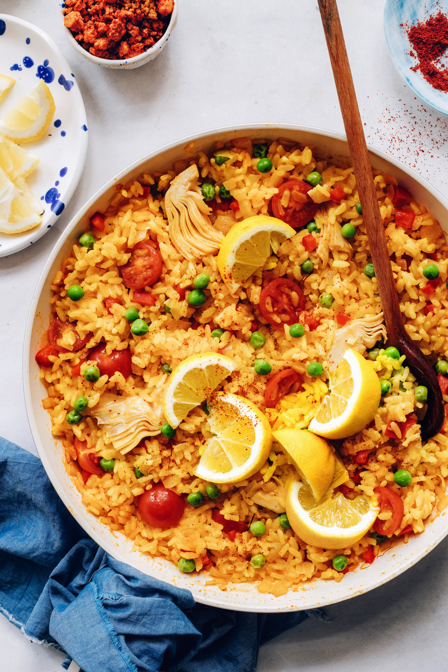 Easy Vegan Paella 1 Pan Minimalist Baker Recipes