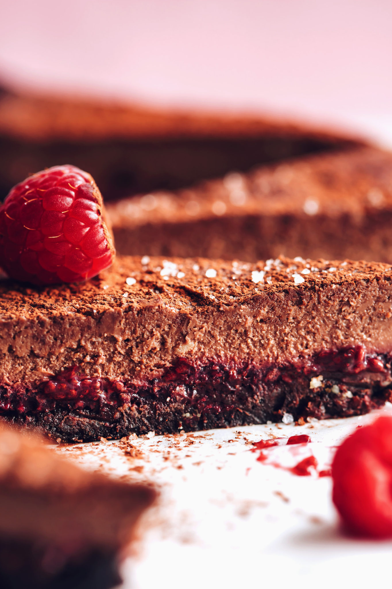 Vegan Raspberry Chocolate Ganache Tart - Minimalist Baker Recipes