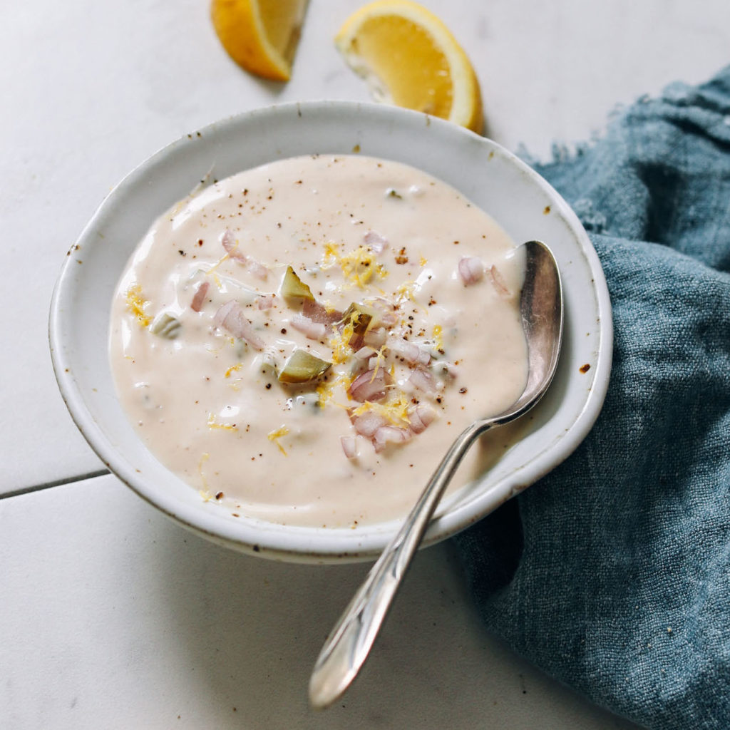 Easy Vegan Tartar Sauce Minimalist Baker Recipes
