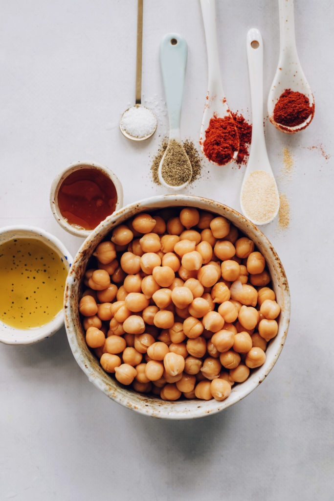 Crispy Bbq Roasted Chickpeas Minimalist Baker Recipes 