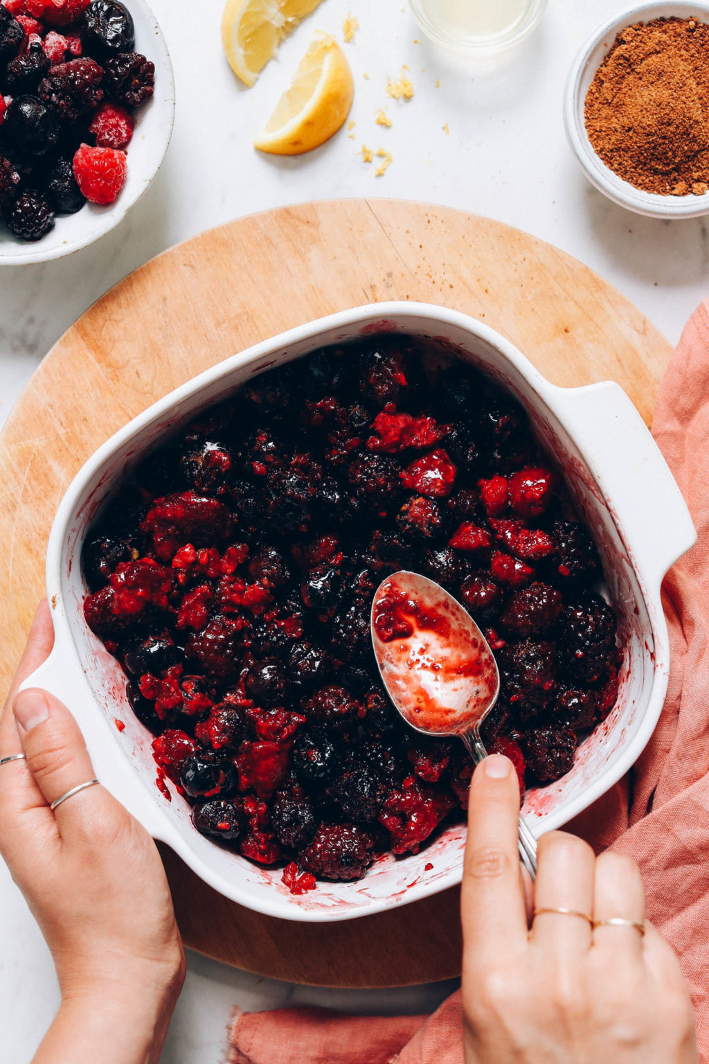 Easy GlutenFree Berry Cobbler (Vegan) Minimalist Baker Recipes