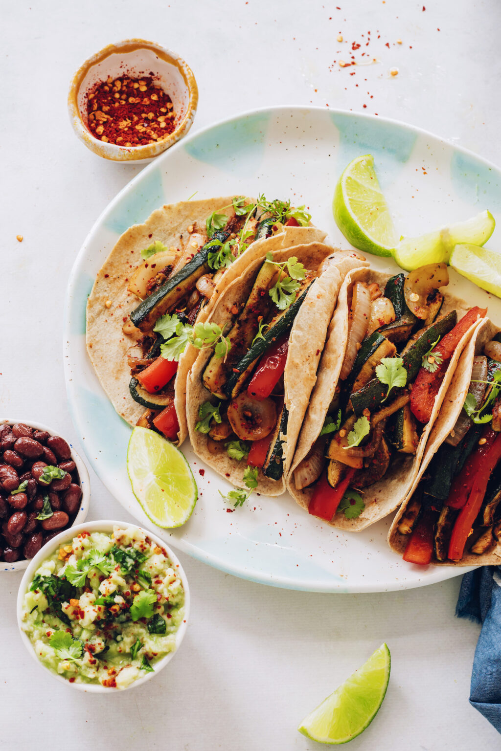 Vibrant Bell Pepper and Zucchini Tacos - Minimalist Baker Recipes