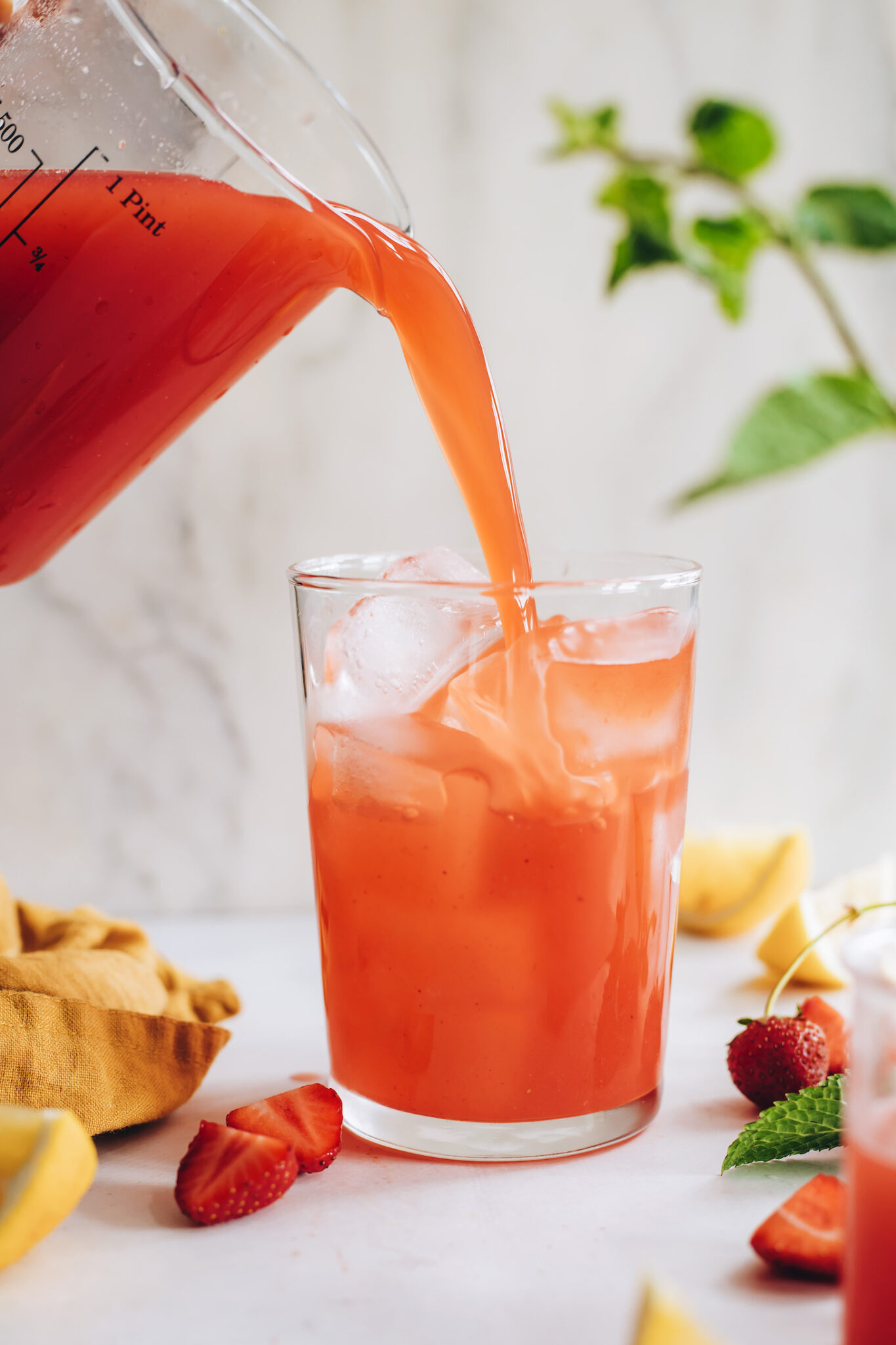 Easy Homemade Strawberry Lemonade - Minimalist Baker Recipes