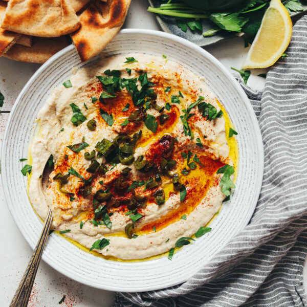 Charred Serrano White Bean Dip - Minimalist Baker Recipes