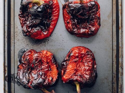 HOW TO ROAST RED PEPPERS (OR ANY PEPPER REALLY!)