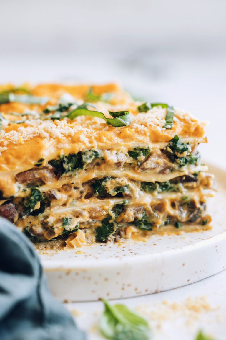 Butternut Squash Lasagna (V + GF Optional) - Minimalist Baker Recipes