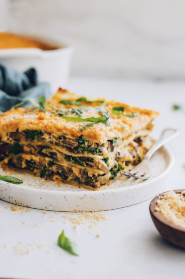 Butternut Squash Lasagna (V + GF Optional) - Minimalist Baker Recipes