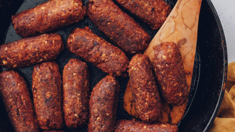 Vegan Chorizo Sausage Links (10 Ingredients!) - Minimalist Baker