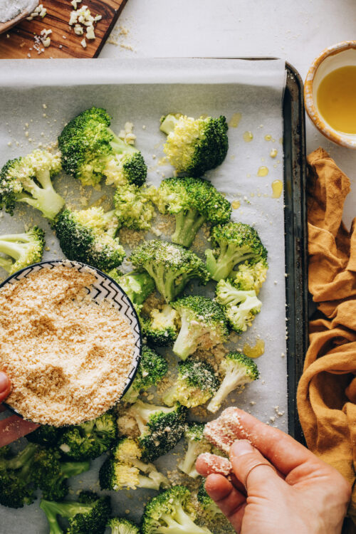 Perfect Roasted Broccoli With Vegan Parmesan - Minimalist Baker Recipes