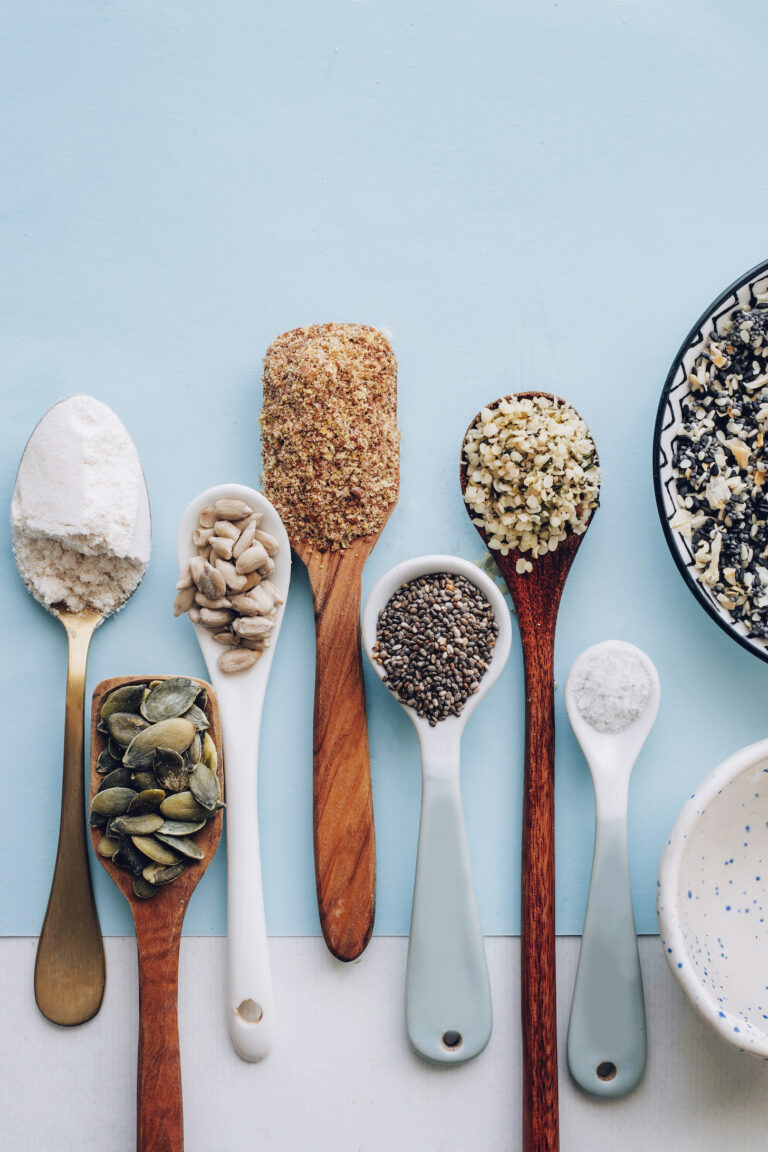 Easy Seed Crackers with Everything Bagel Seasoning - Minimalist Baker