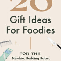 Assortment of gift ideas for foodies