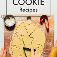Assortment of easy dairy-free holiday cookie recipes
