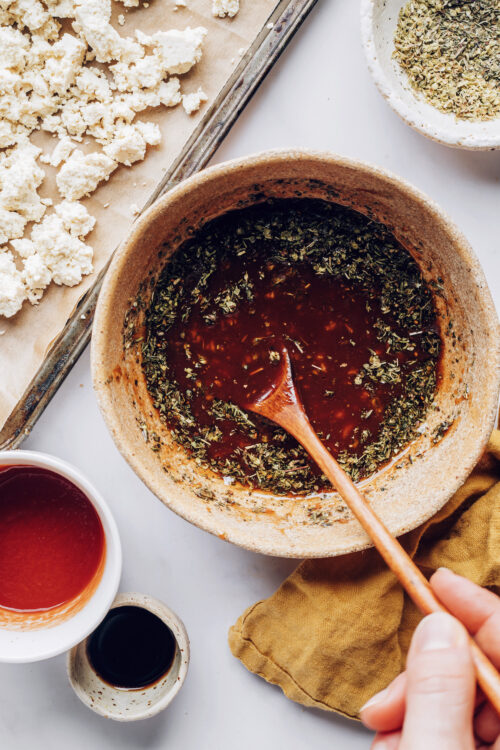 Crispy Baked Tofu with Italian Herbs - Minimalist Baker Recipes