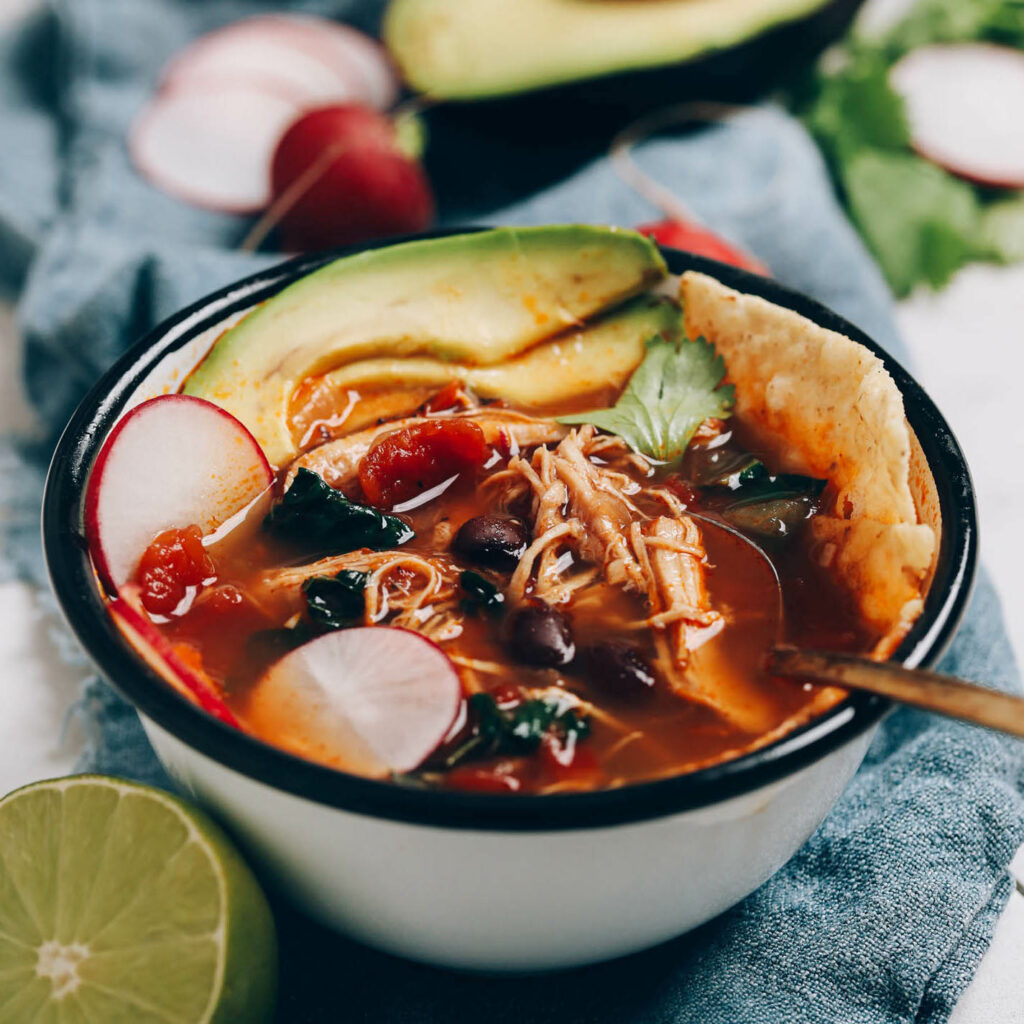 Easy Chicken Tortilla Soup (Instant Pot Friendly!) - Minimalist Baker