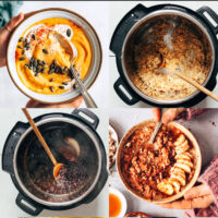 Assortment of easy instant pot recipes
