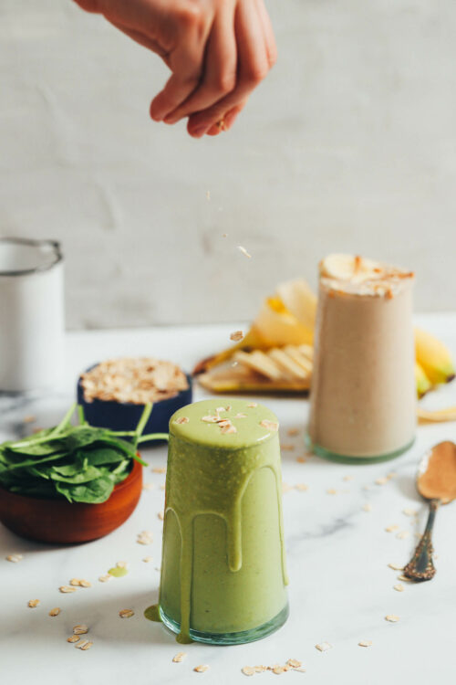 The Ultimate Peanut Butter Banana Smoothie - Minimalist Baker Recipes