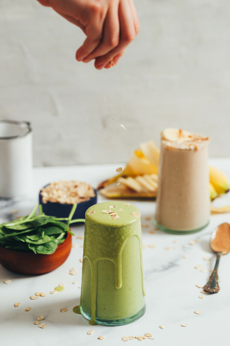 The Ultimate Peanut Butter Banana Smoothie - Minimalist Baker Recipes