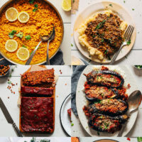 Assortment of easy vegan and gluten-free lentil recipes