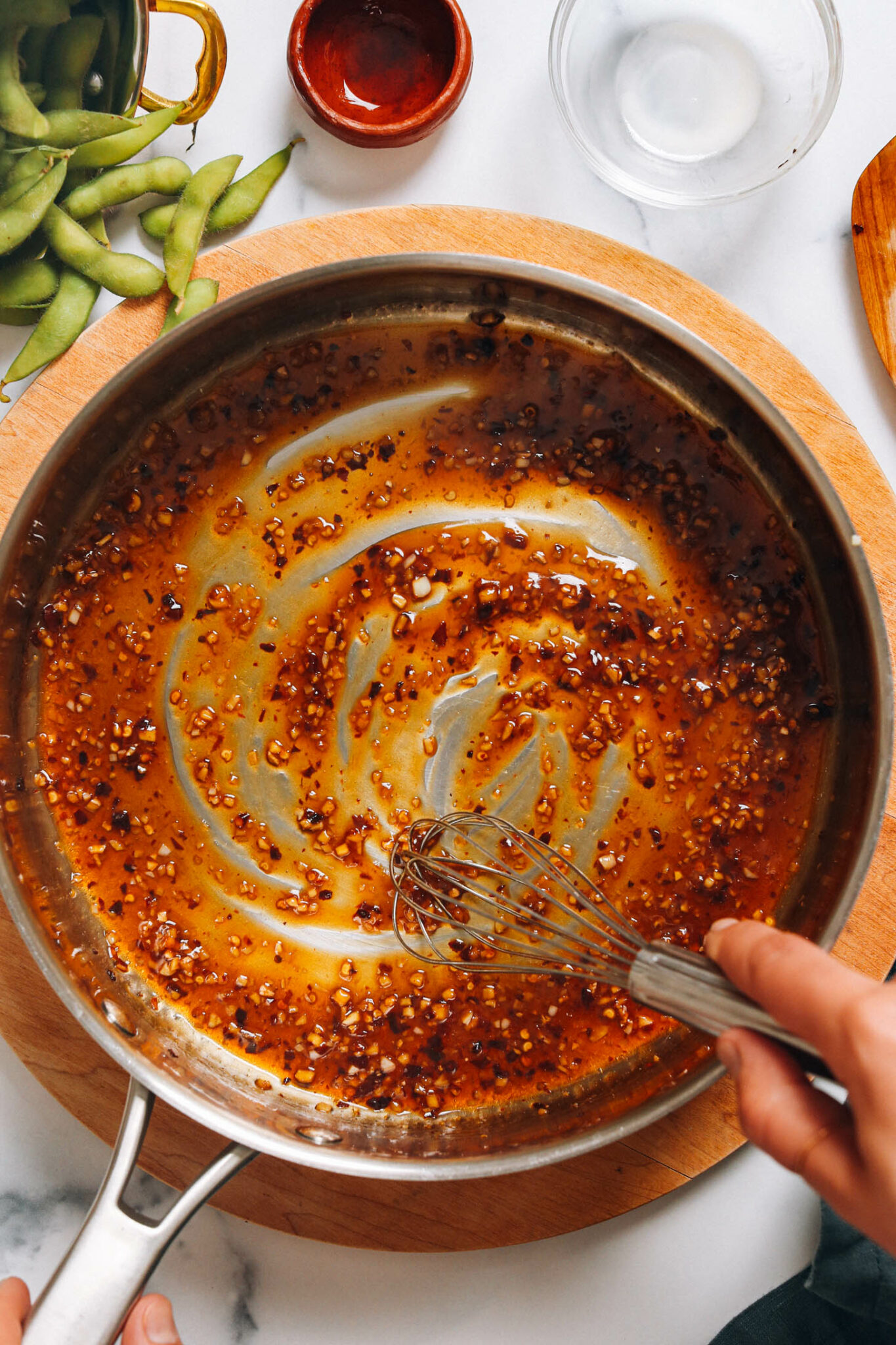 Spicy Garlic Edamame (The Ultimate Appetizer!) - Minimalist Baker