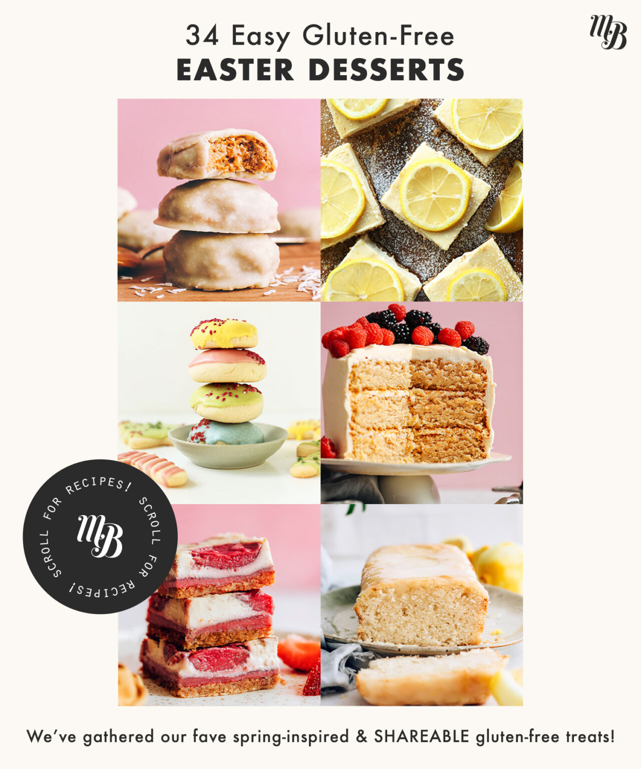 34 Easy GlutenFree Easter Desserts Minimalist Baker