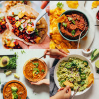 Assortment of Mexican-inspired recipes