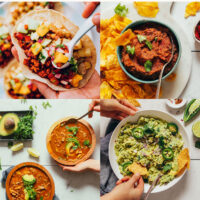 Assortment of Mexican-inspired recipes