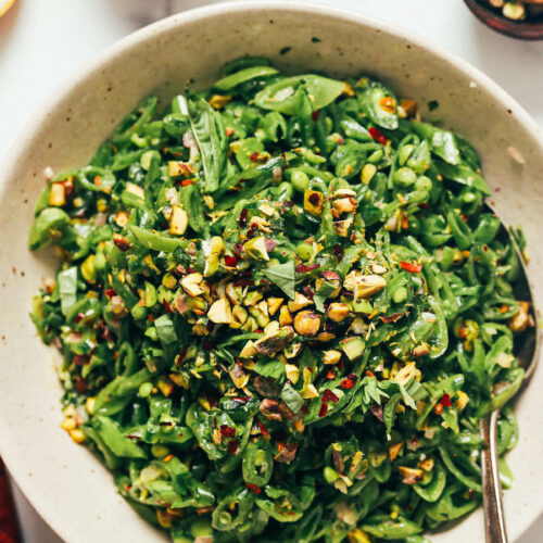 Sugar snap pea salad with lemon and parmesan — Cooks Without Borders