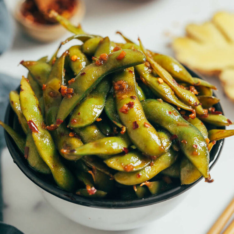 Spicy Garlic Edamame (The Ultimate Appetizer!) - Minimalist Baker