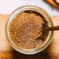 Jar of our tandoori spice mix recipe