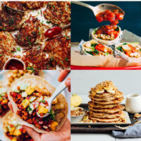 Assortment of gluten-free Father's Day brunch recipes