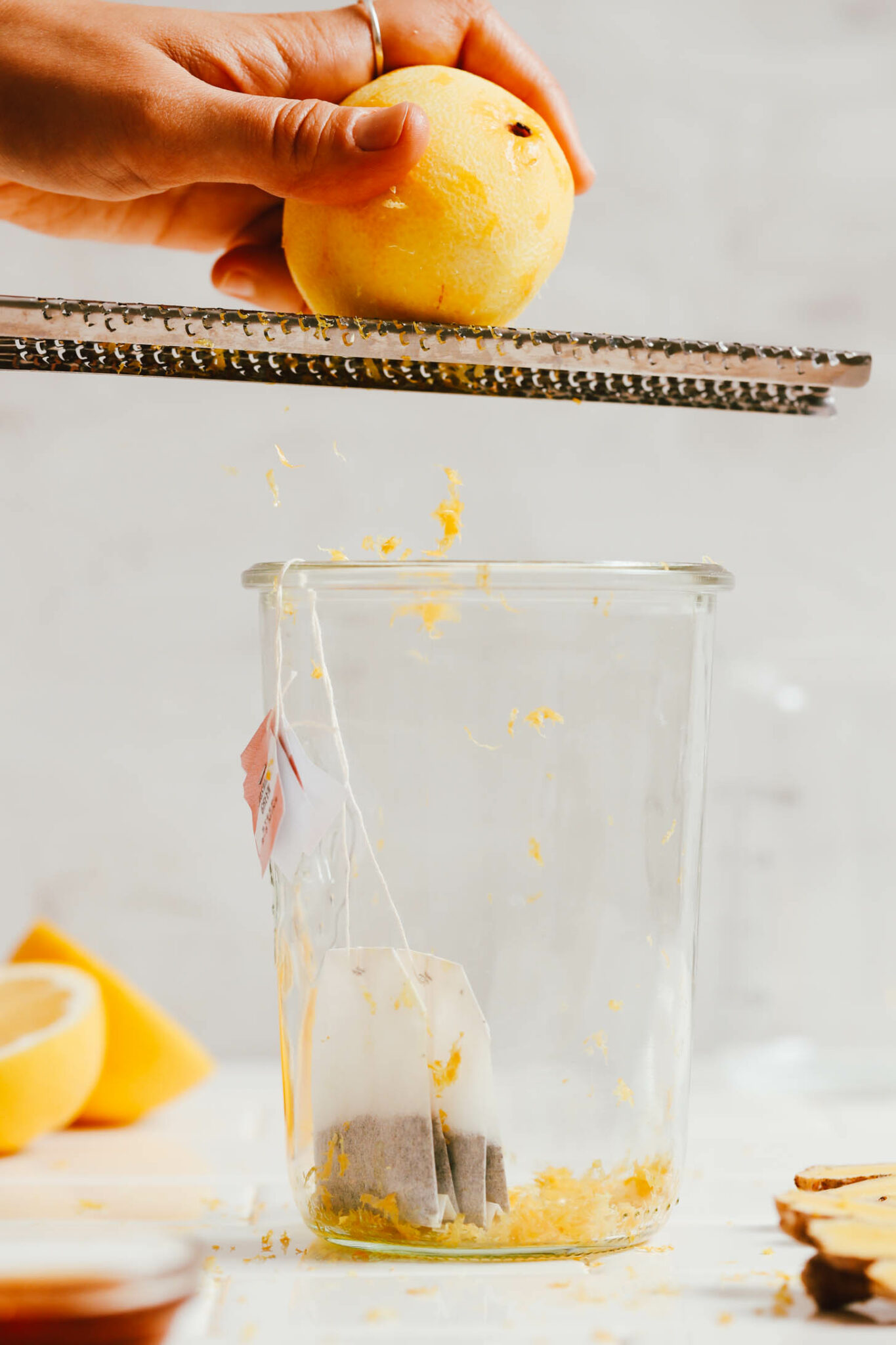 Lemon Ginger Jasmine Iced Tea - Minimalist Baker Recipes