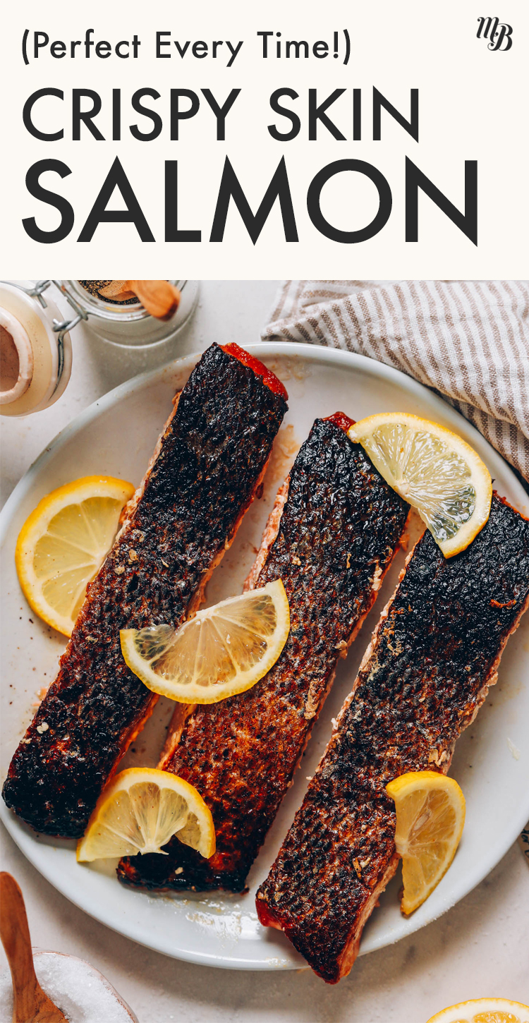 Crispy Skin Salmon Perfect Every Time Minimalist Baker Recipes   MB CrispySkinSalmon Pinterest 01 