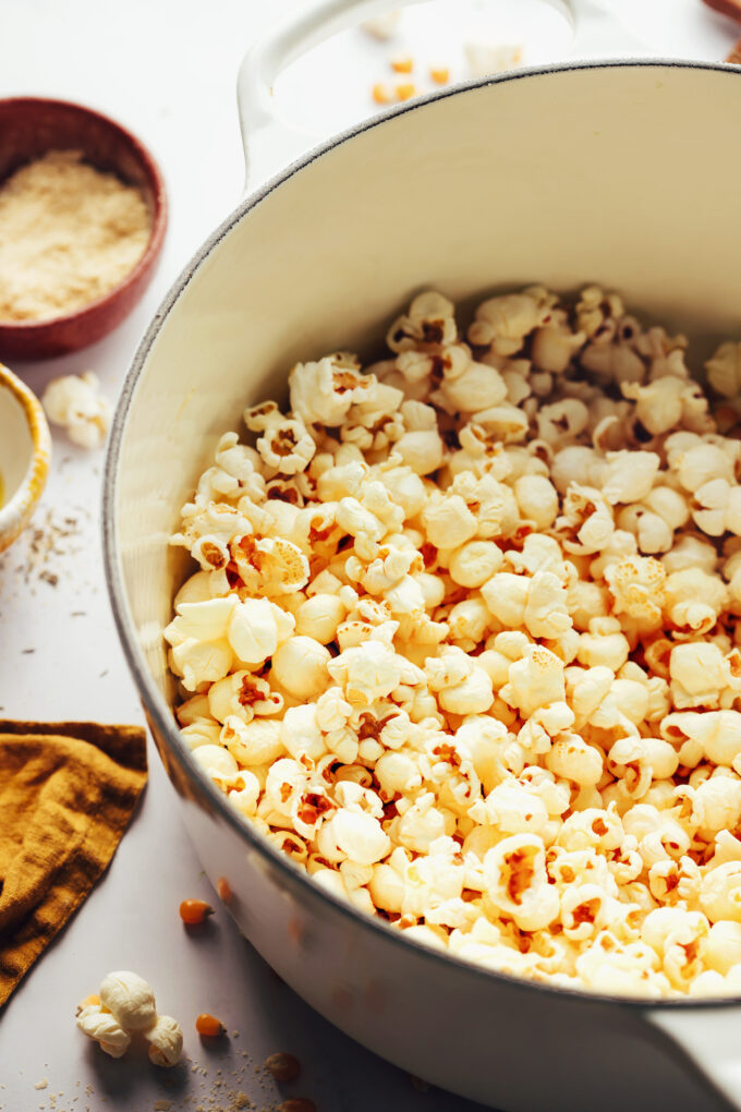 Perfect Stovetop Popcorn (5 Minutes!)