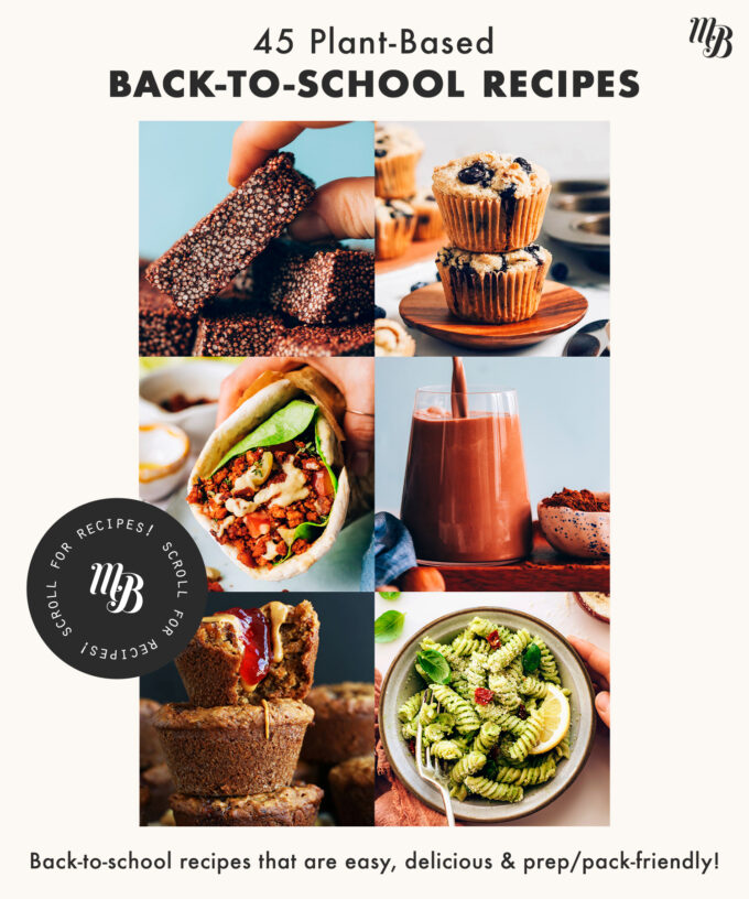 45 Back-to-School Recipes (Plant-Based!) - Minimalist Baker