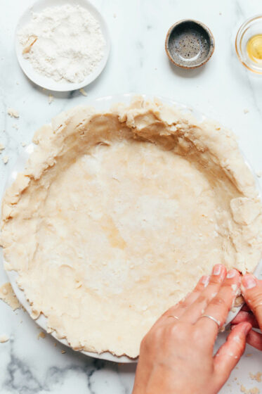 Flaky Gluten-Free Pie Crust (Vegan) - Minimalist Baker Recipes