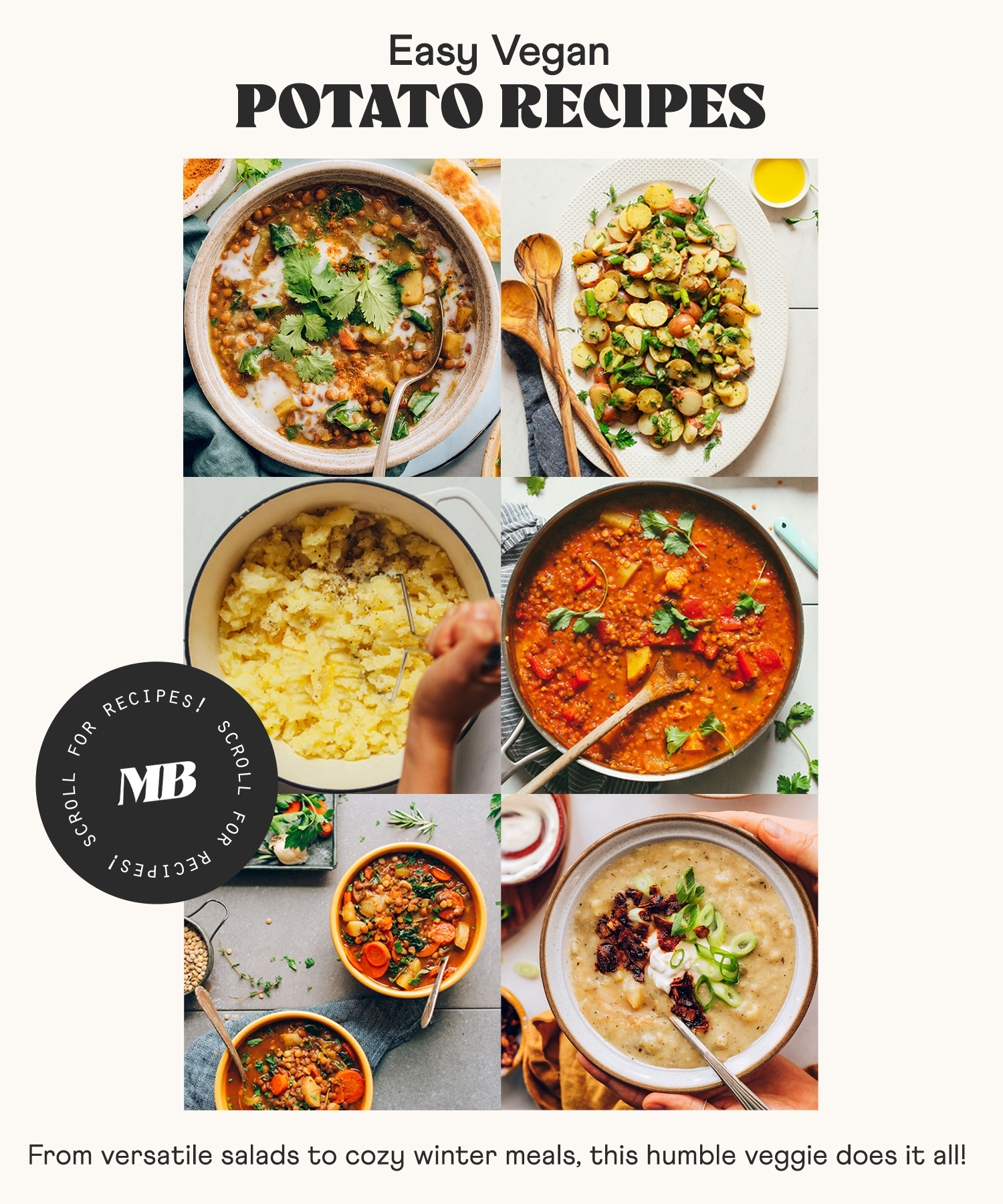 Images of easy vegan potato recipes