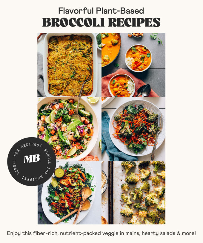 Flavorful Broccoli Recipes Plant Based Minimalist Baker   MB BroccoliRoundUp PageHeader 680x816 