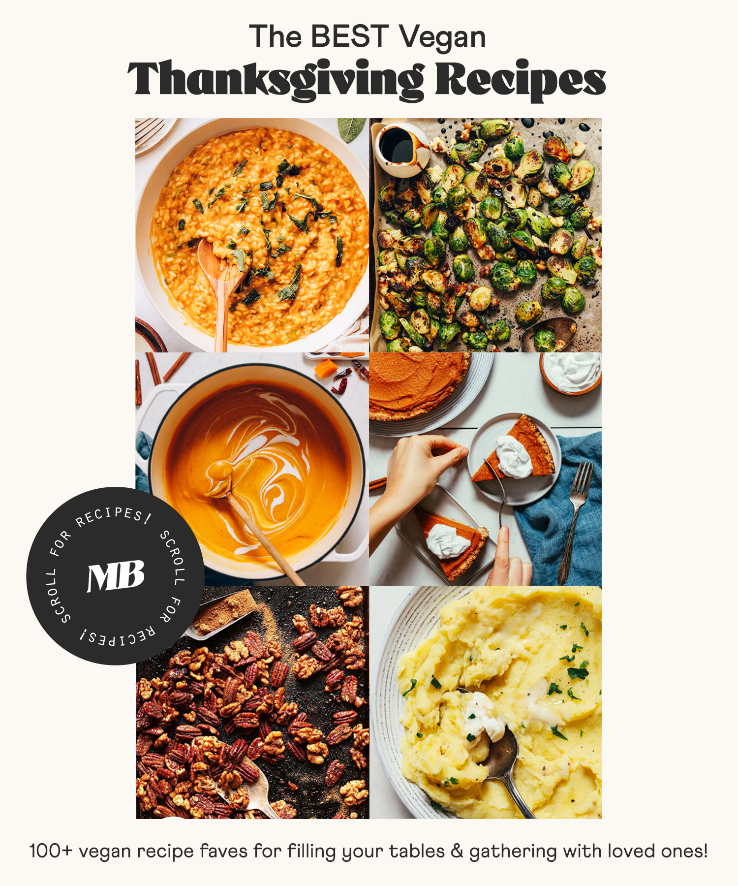 Images of the best vegan thanksgiving recipes