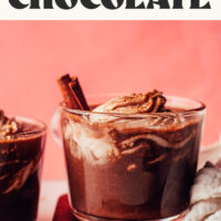 Imagen de chocolate caliente con especias chai