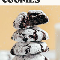 Gluten-Free Chocolate Crinkle Cookies (Vegan)