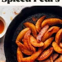 Image of caramelized cinnamon-spiced pears