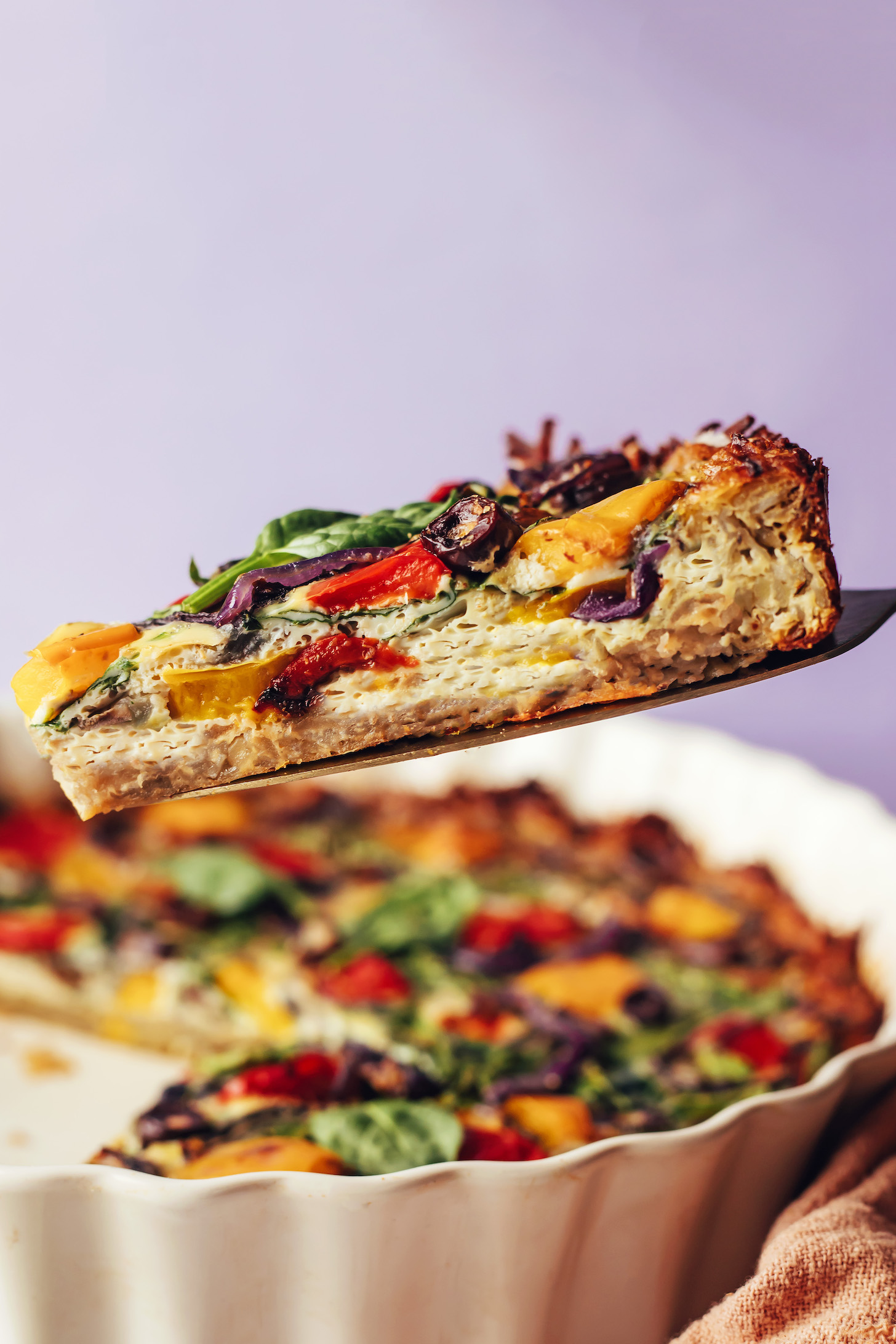 This potato crust quiche is something we can't wait for you to try! It’s: Vibrant, Savory, Satisfying, Nourishing, Gluten-free, dairy-free and SO delicious!
