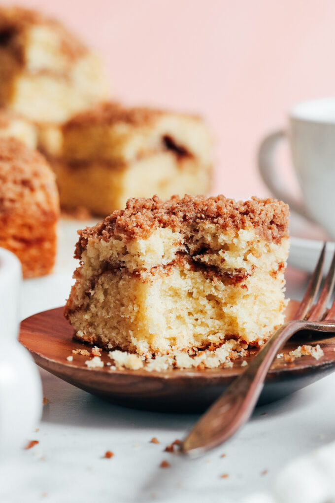The BEST Gluten-Free Coffee Cake (1 Bowl!)